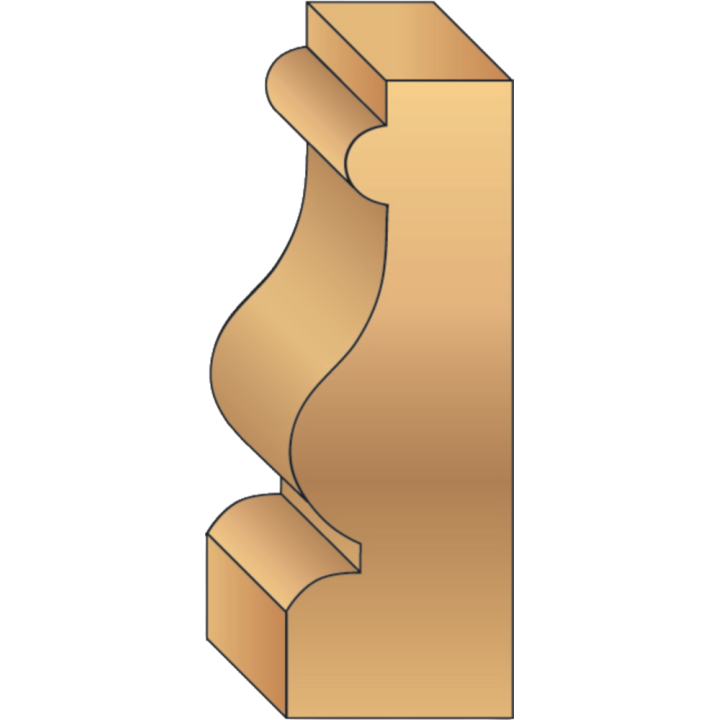 Drill bit for decorative moulds + guide