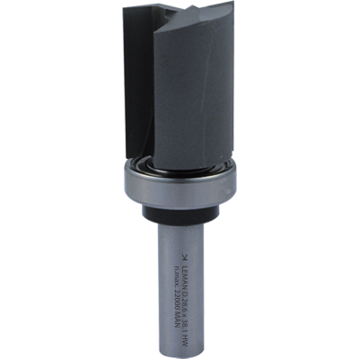 Straight trimmer drill bit + upper guide