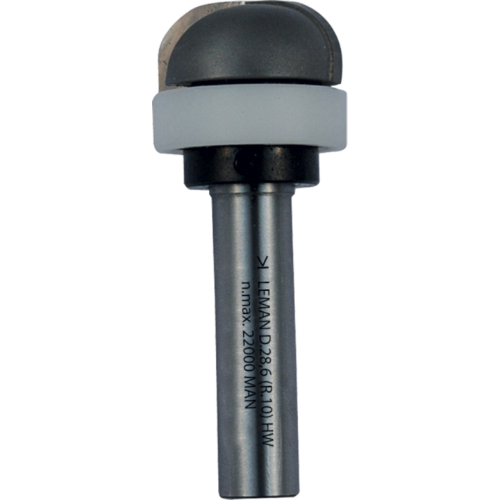 Recess drill bit +  delrin  upper guide