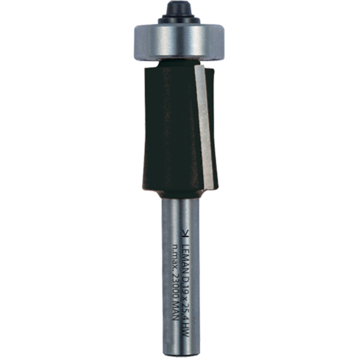 Negative biased trimmer drill bit + guide