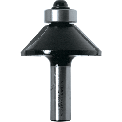 Chamfer drill bit + guide