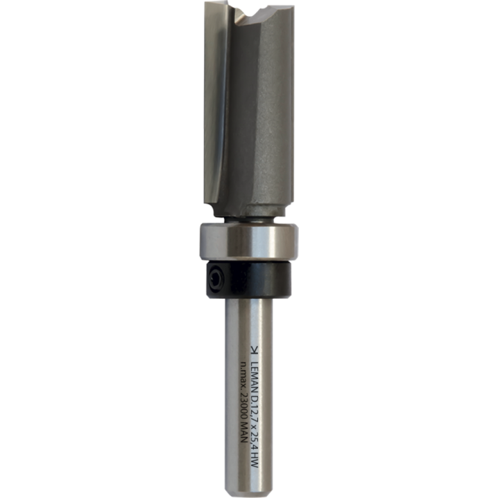 Straight trimmer drill bit + upper guide