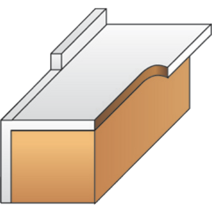 Straight trimmer drill bit