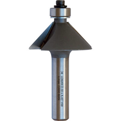 Chamfer drill bit + guide