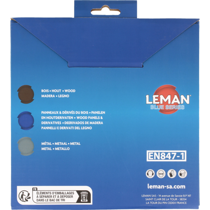 Lame de scie circulaire pour machines portatives et stationnaires sur table