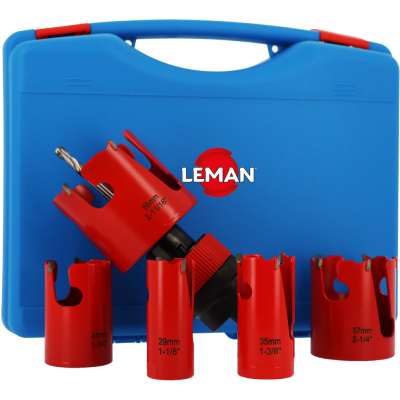 Coffret de 5 trÉpans carbure avec mandrin automatique