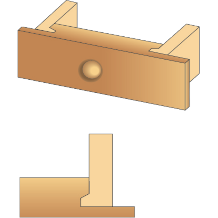 MÈche d'assemblage pour tiroirs