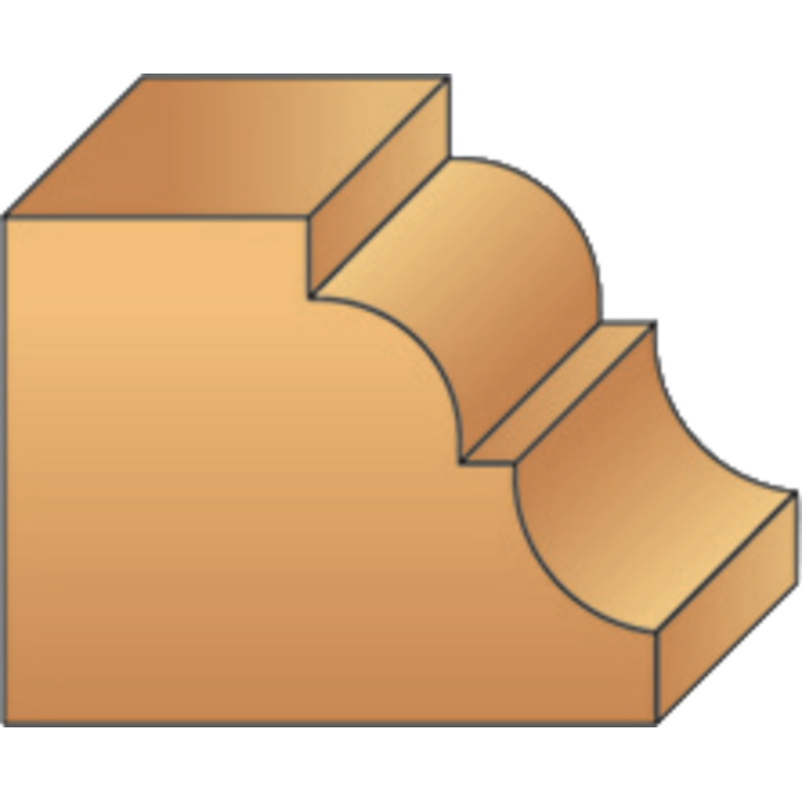 MÈche pour moulures dÉcoratives + guide