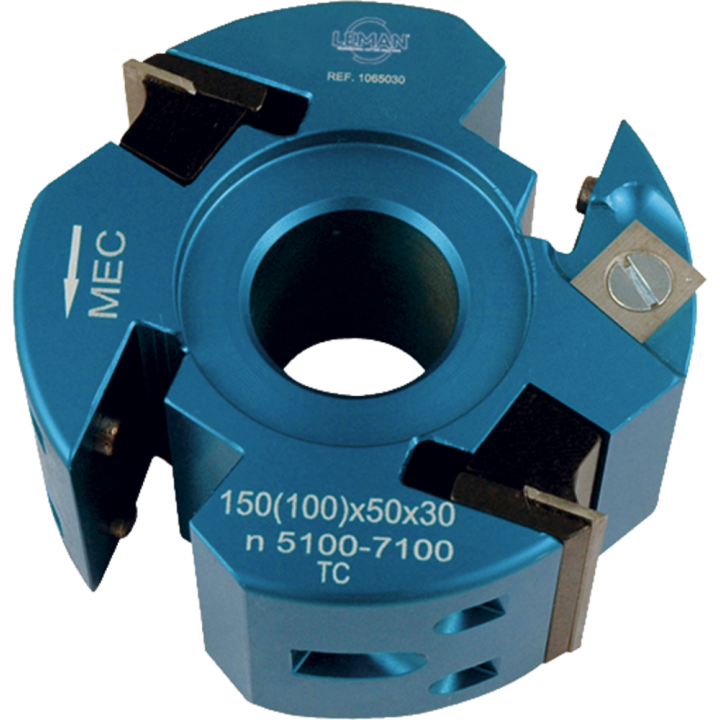 Cabezal para perfilar y rebajar doble entreeje - altura 50 mm