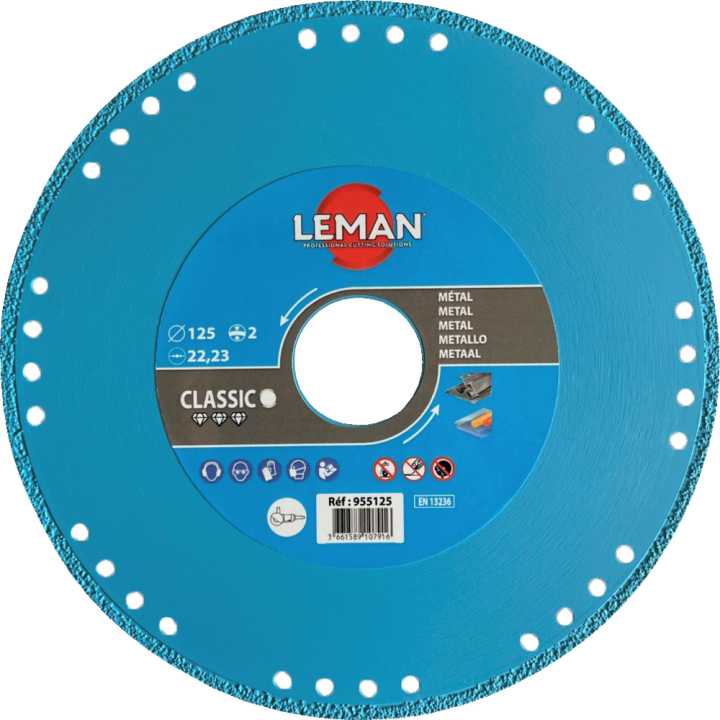 Disco de diamante para acero