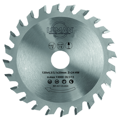 Conisch voorritsblad