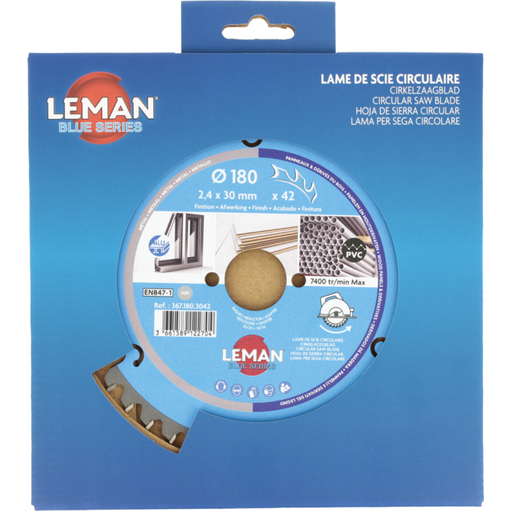 Lame de scir circualire pour machines portatives et À onglets