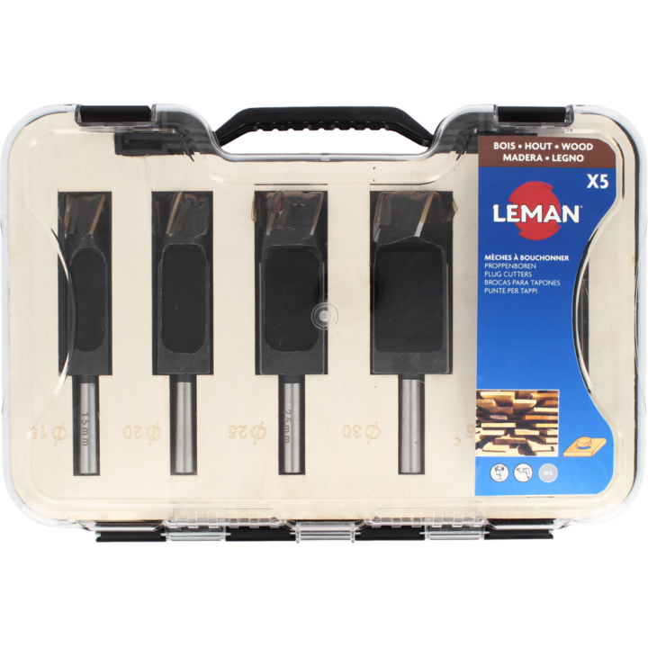 Caja 5 brocas para tapones