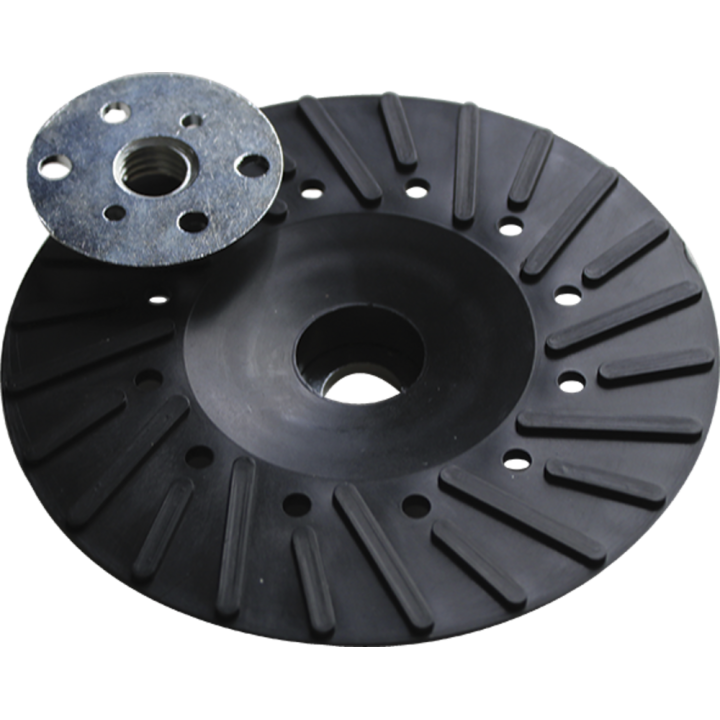 Rubber grinding disc for grinder