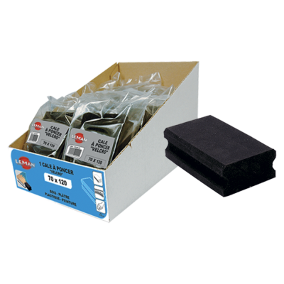 Velcro sanding block