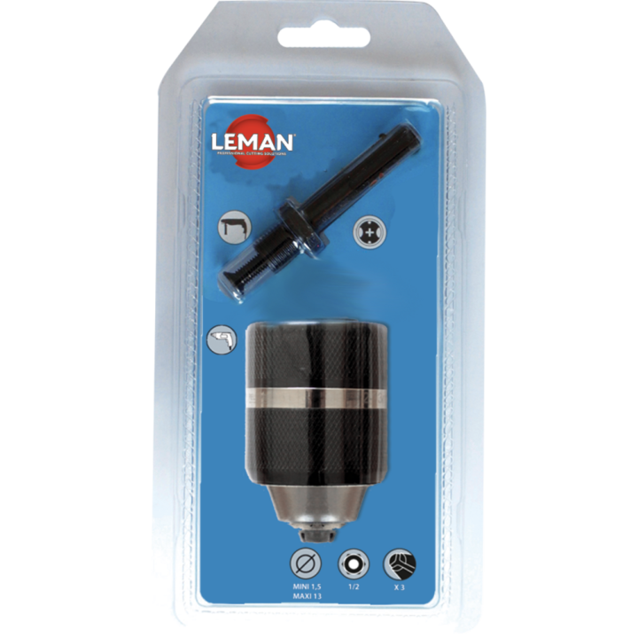 Self-tightening mandrel + sds+ spit adapter