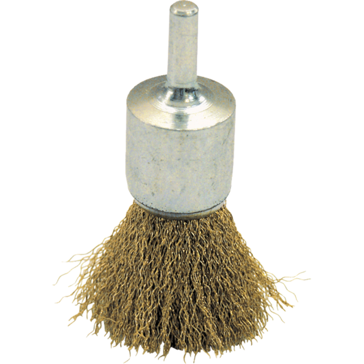 Crimped brass wire long brush