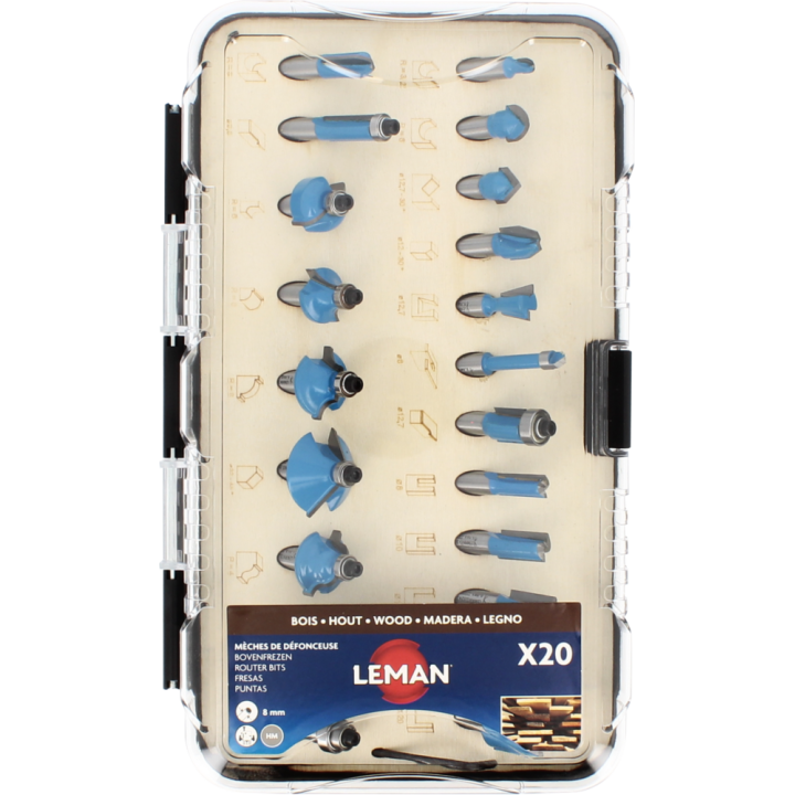 Doos met 20 bovenfrezen