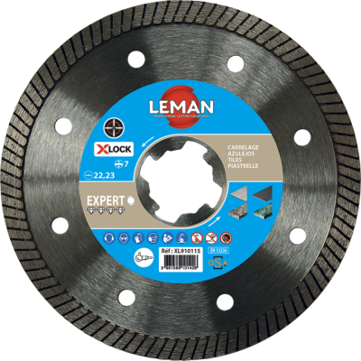 Diamond disc with continuous rim for vitrified tile
