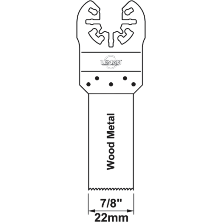 Lame sega oscillante bimetallo
