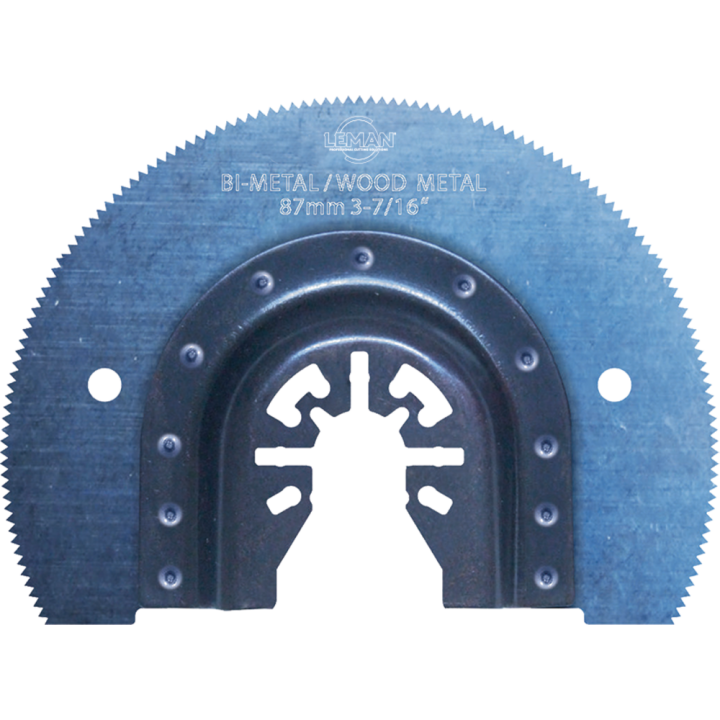 Bimetal angled segment saw blade