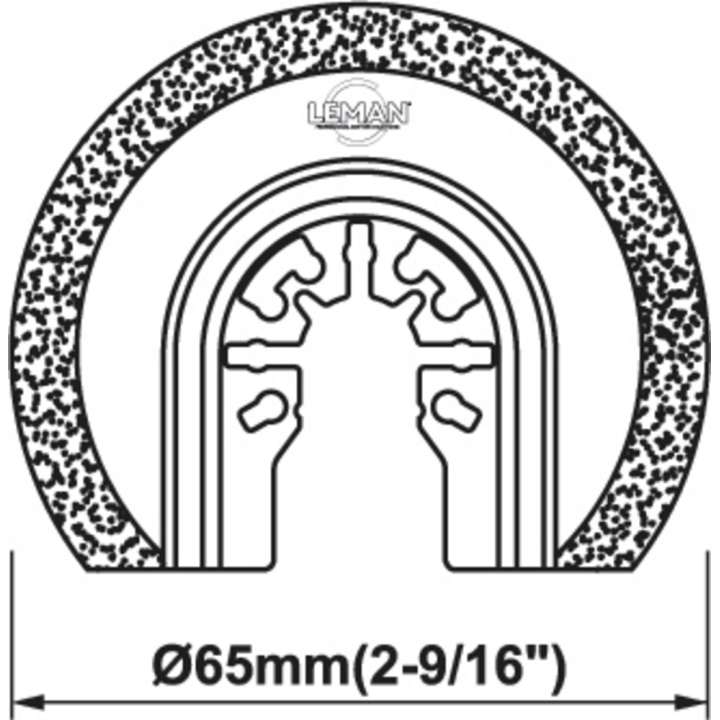 Hoja de sierra segmento fino de concreciÓn carburo