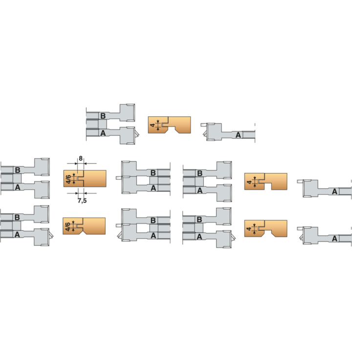 Porte-outils feuillure extensible multi-fonctions