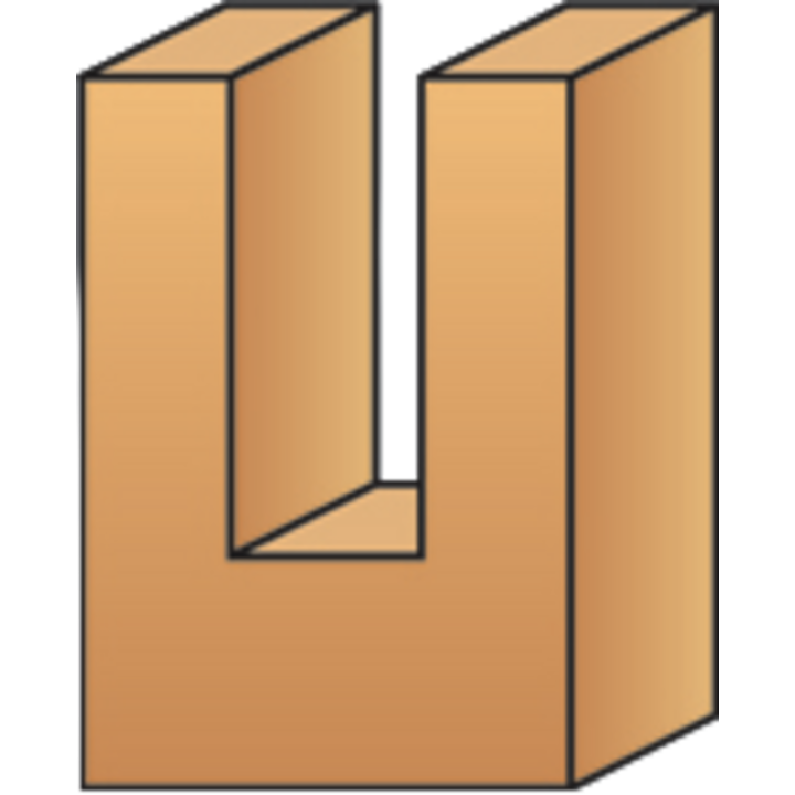 Straight groove drill bit