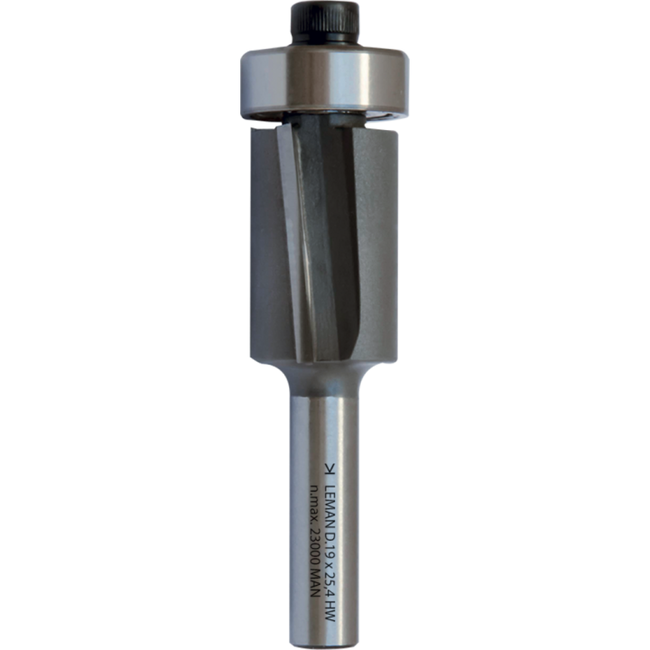 Biased trimmer drill bit + guide