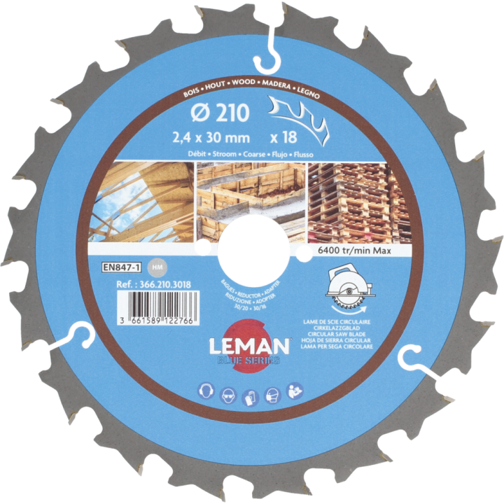 Lame de scie circulaire pour machines portatives et stationnaires sur table