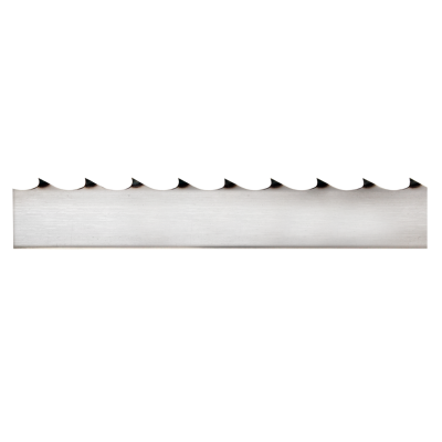 Steel bandsaw blade for logs