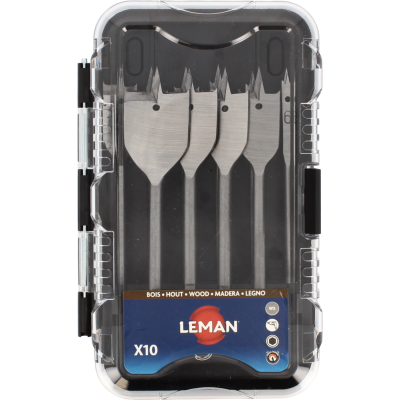 Coffret de 10 mÈches plates bois