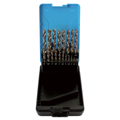 Caja de 19 brocas metal hss