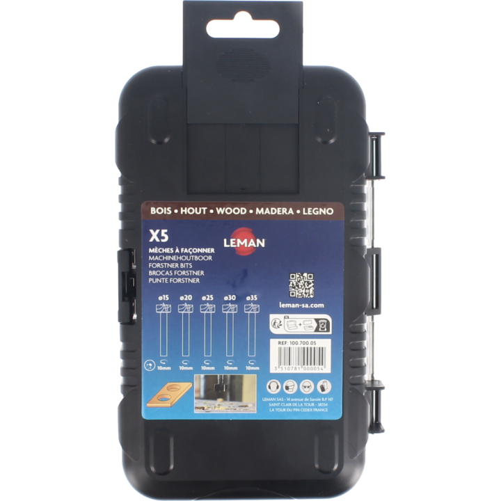 Coffret de 5 mÈches À faÇonner À fond plat