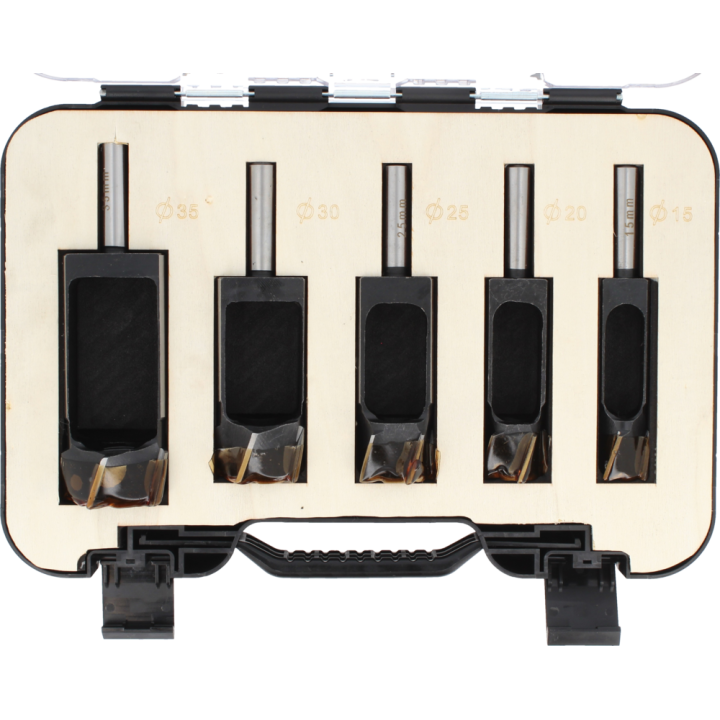 Caja 5 brocas para tapones