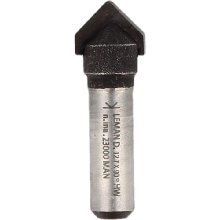 Meche carbure a rainure en "v"