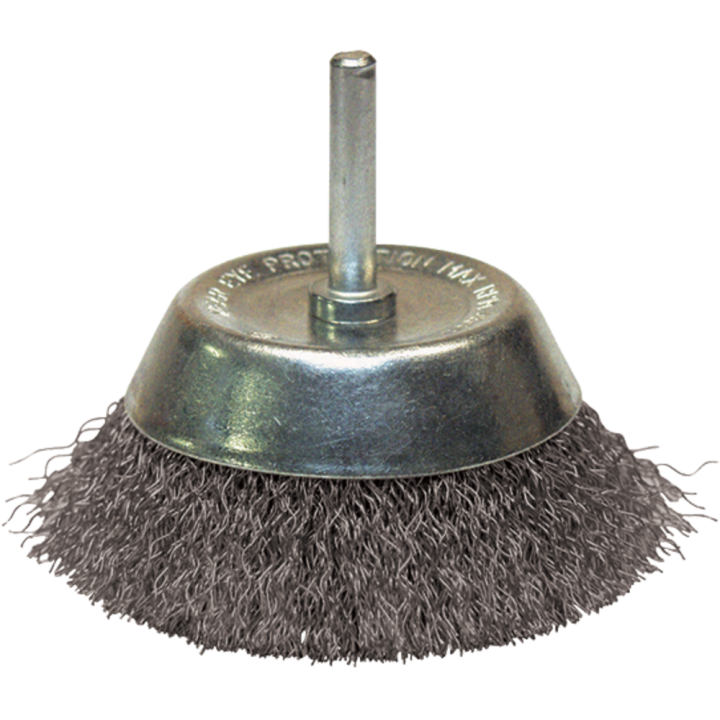 Brosse conique fil acier ondulÉ