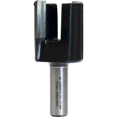 Straight notch drill bit