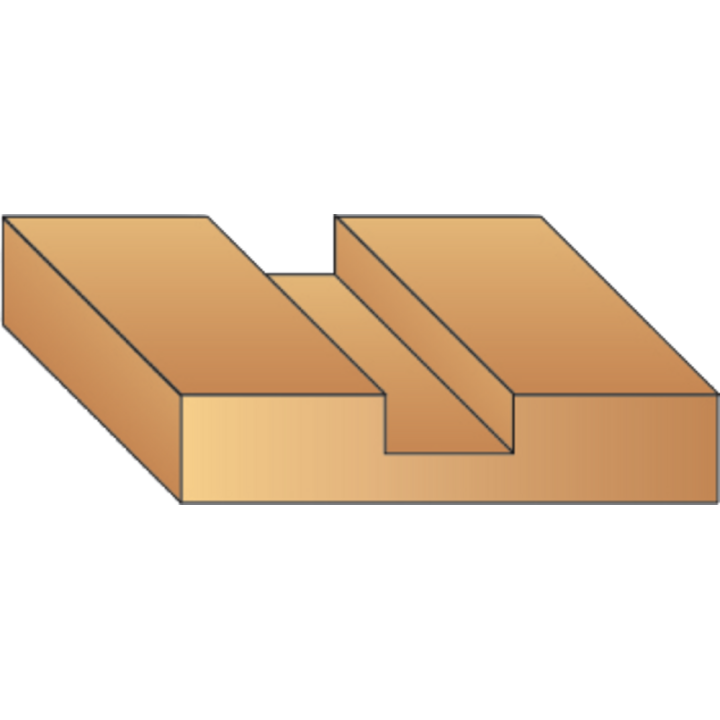 Straight groove drill bit