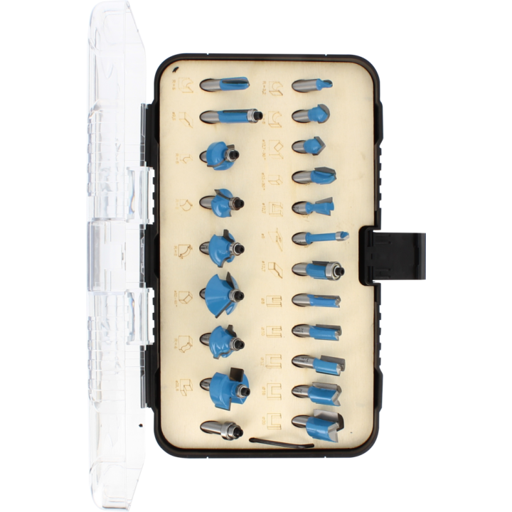 Set 20 punte per fresatrice verticale