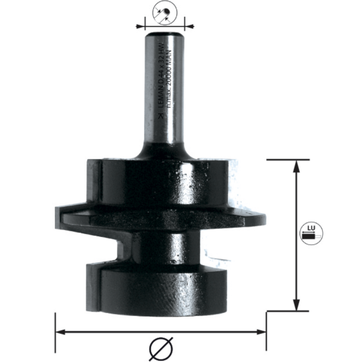 Flat cutting drill bit