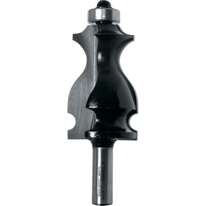 Drill bit for decorative moulds + guide