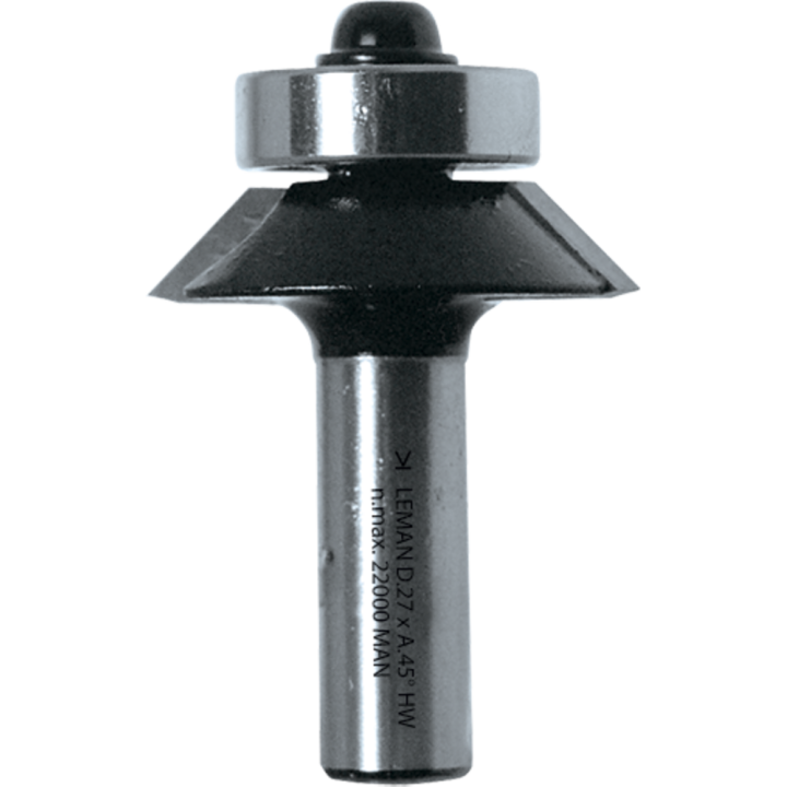 Chamfer drill bit + guide