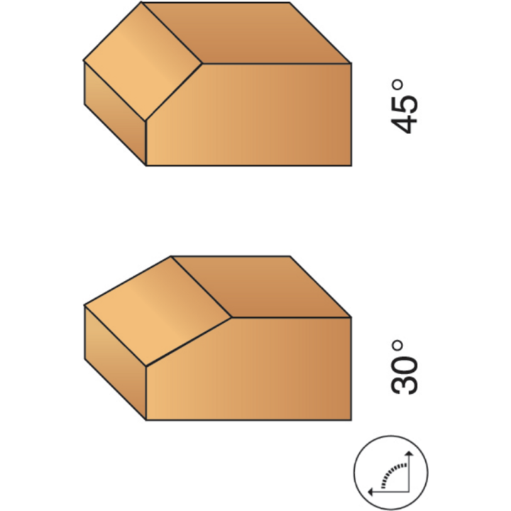 Chamfer drill bit + guide