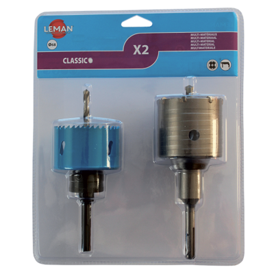 Pak met 2 gatzagen sds+ Ø 68 speciaal voor elektriciteitsdozen