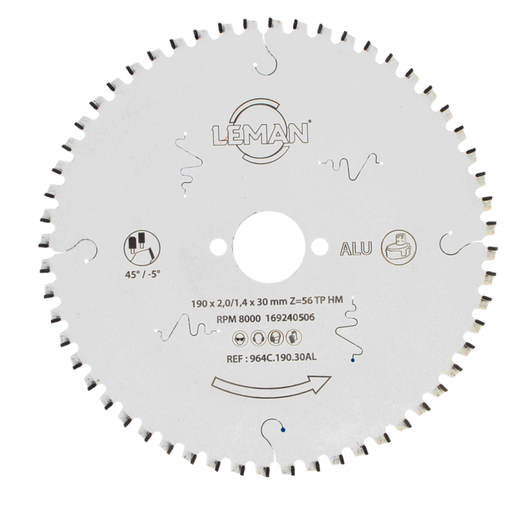 Lame circulaire pour machines portatives et à onglets sur batterie