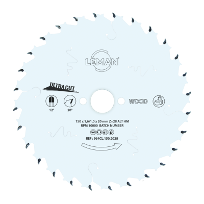 Lame circulaire pour machines portatives et à onglets sur batterie
