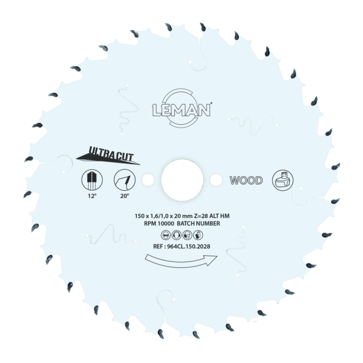 Lame circulaire pour machines portatives et à onglets sur batterie