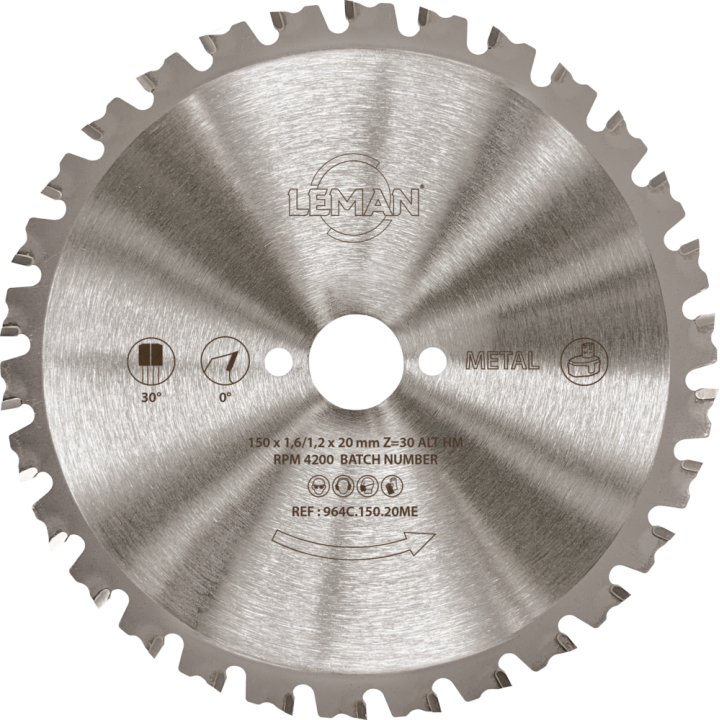 Lame circulaire pour machines portatives et à onglets sur batterie