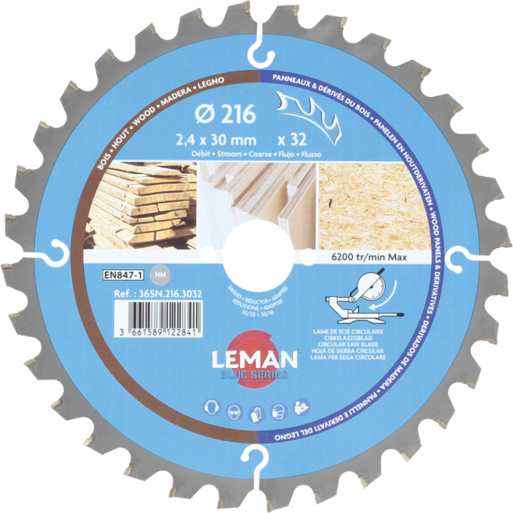 Lame de scie circulaire pour machines à onglets